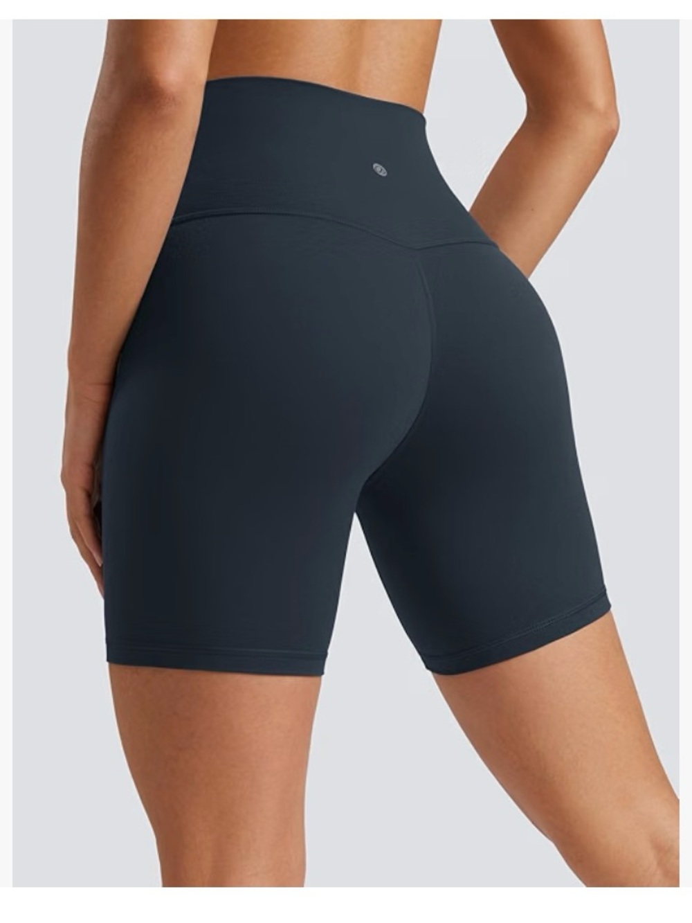 New Women XS CRZ YOGA True Navy Butterluxe Biker Shorts